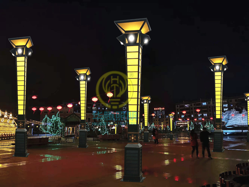贵州独山县中央城景观灯成功案例
