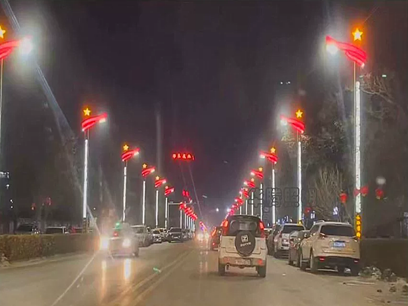 陕西省民族文化路灯成功案例