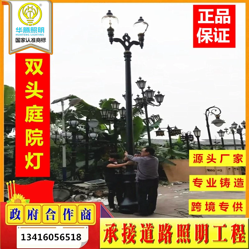 影视城双头庭院灯